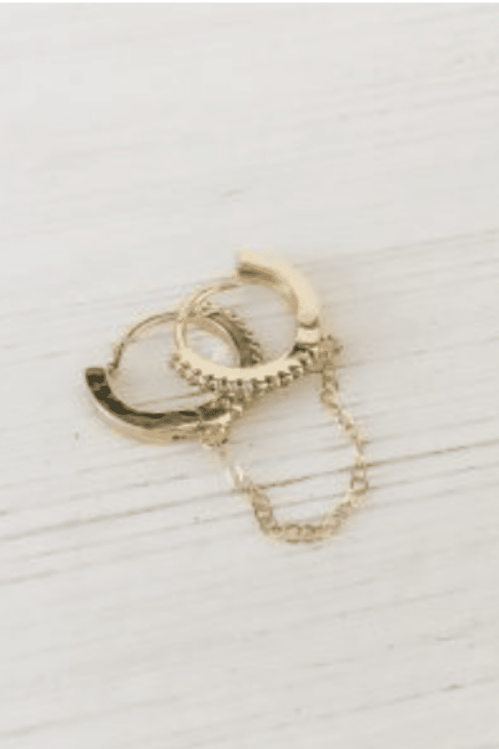 Pretty Jewelry Finds - Hoop/Chain Earrings